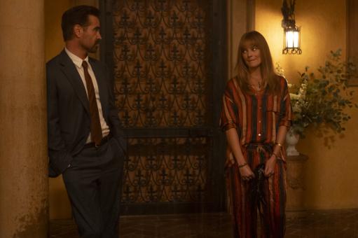 Colin Farrell und Margot Robbie in A BIG BOLD BEAUTIFUL JOURNEY.  © 2025 CTMG, Inc. All Rights Reserved.  
